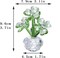 3.7" Crystal Four-Leaf Clover Figurine – Collectible Ornament for St. Patrick’s Day, Thanksgiving & Christmas